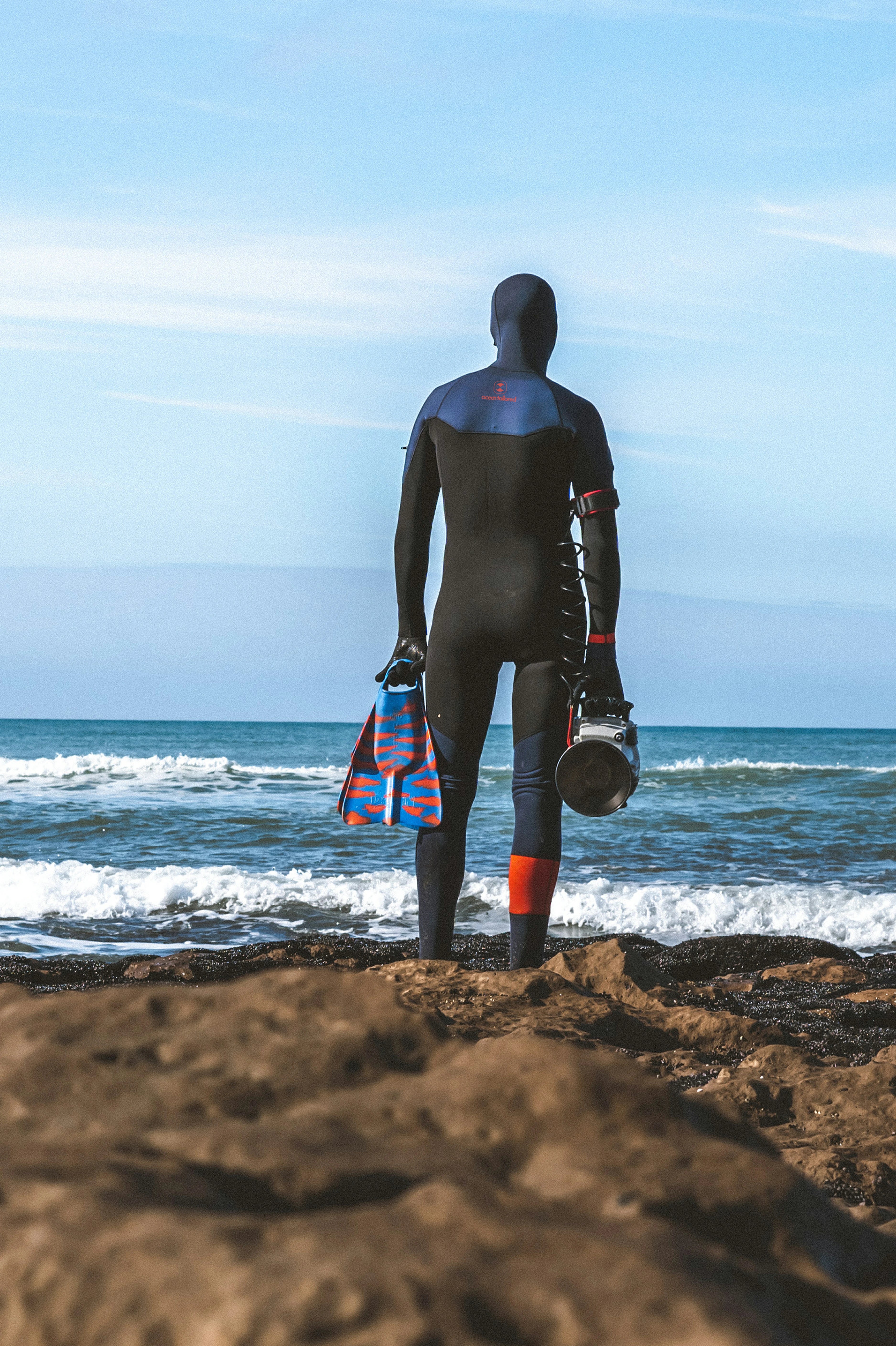 Men’s Long Chest Zip Wetsuit