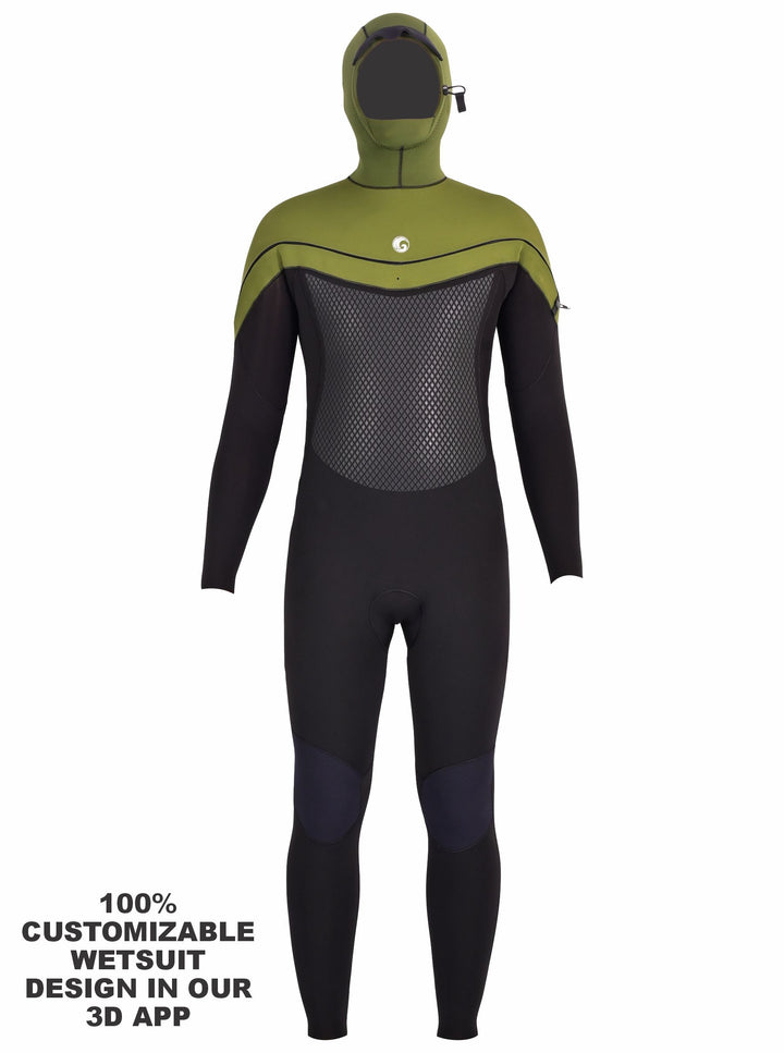 Custom Full Hooded Wetsuit for Men