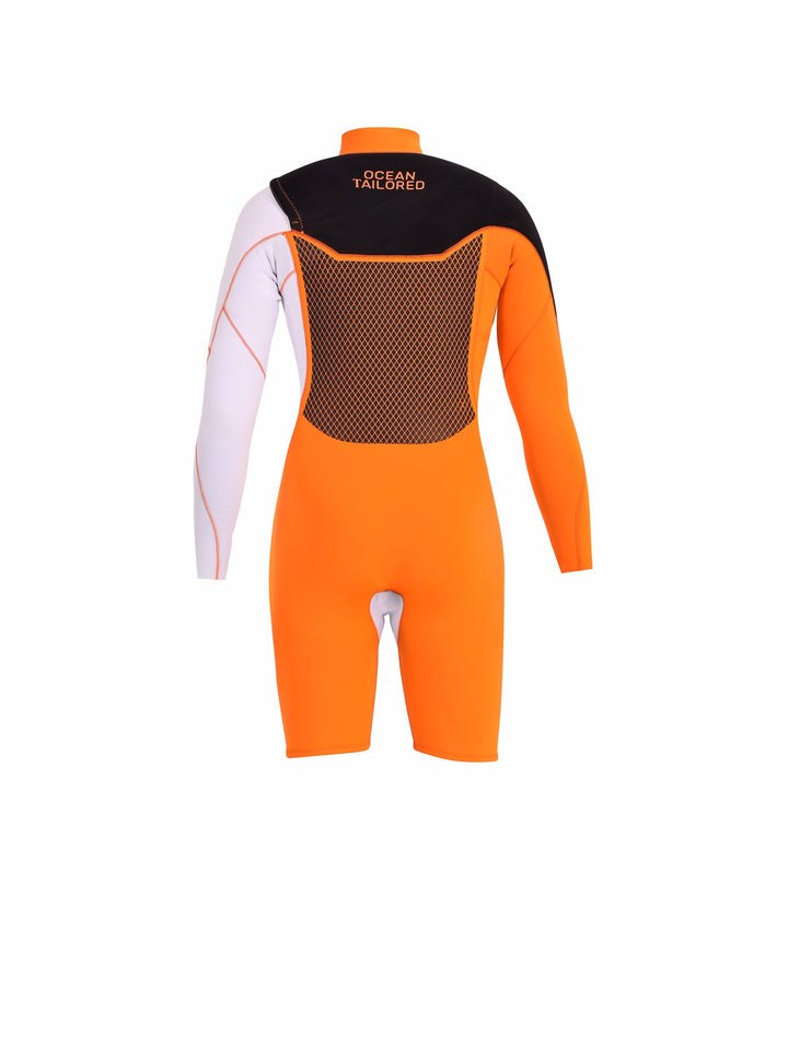 Mens Short Leg Wetsuit Back