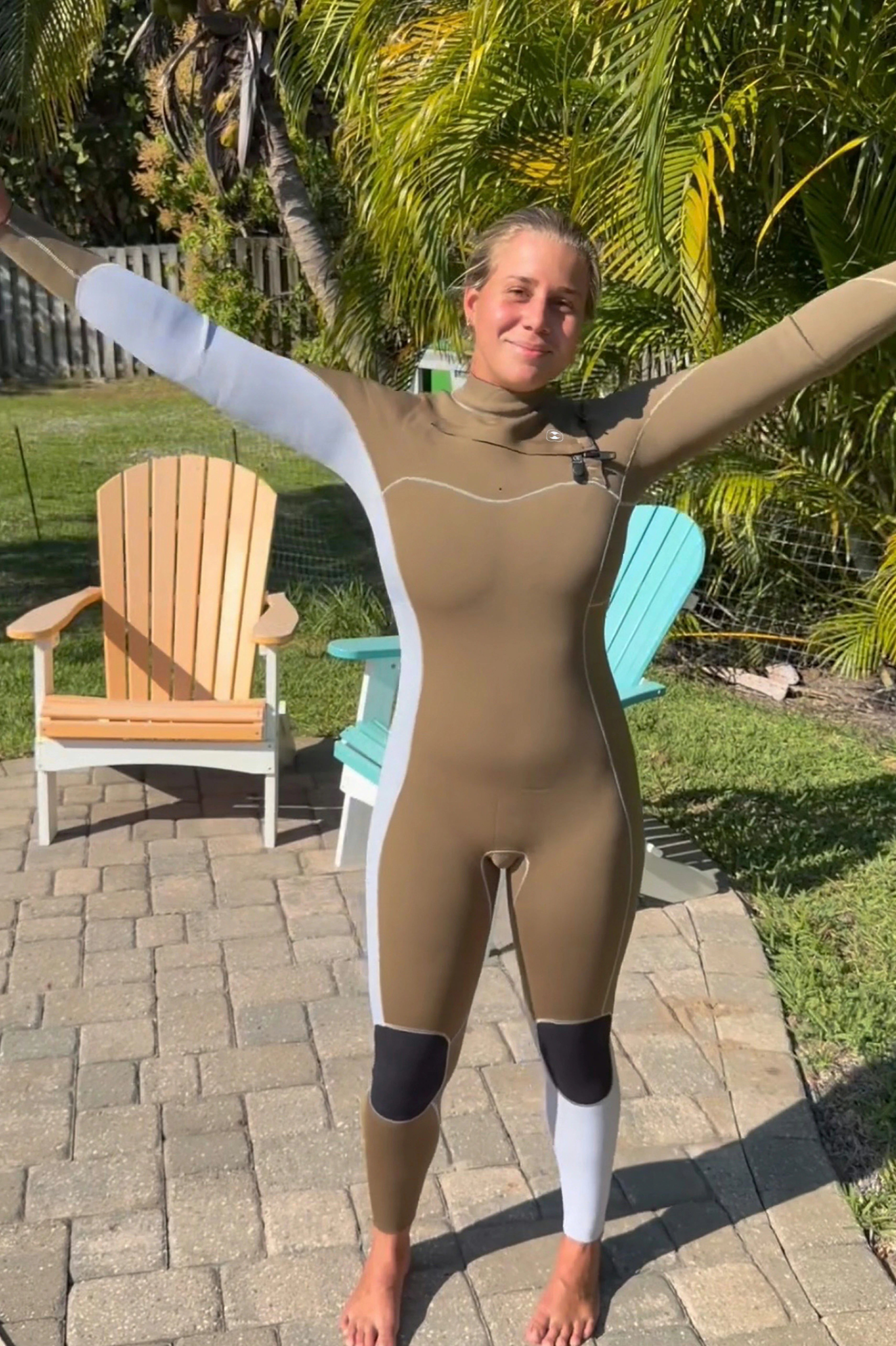 Women's Custom Slant Zip Wetsuit